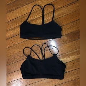 two lululemon sports bras - size 4